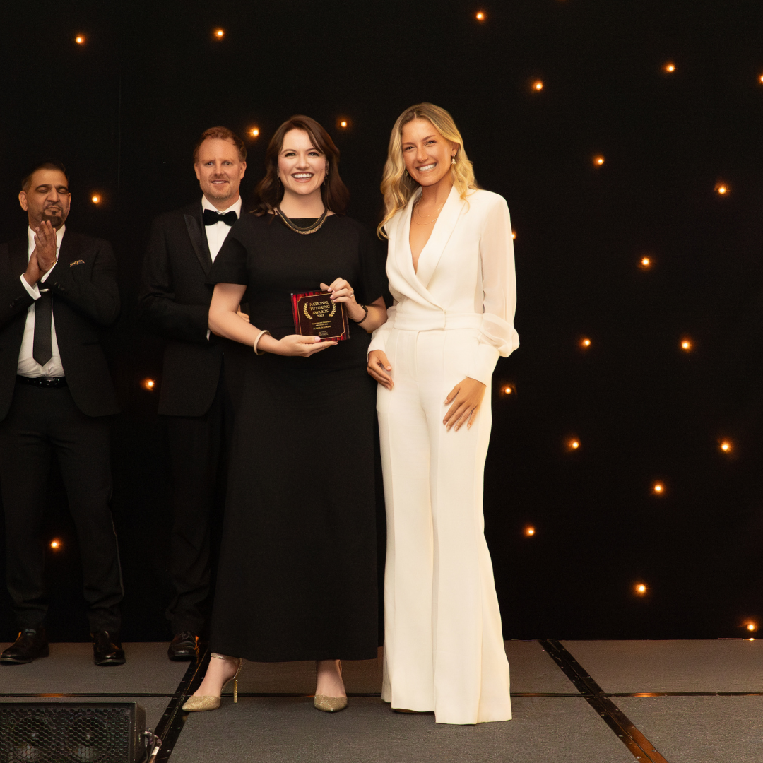 Jen Fox at National Tutoring Awards 2025